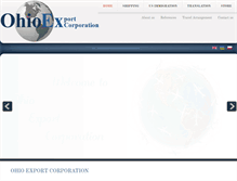 Tablet Screenshot of ohioexport.com